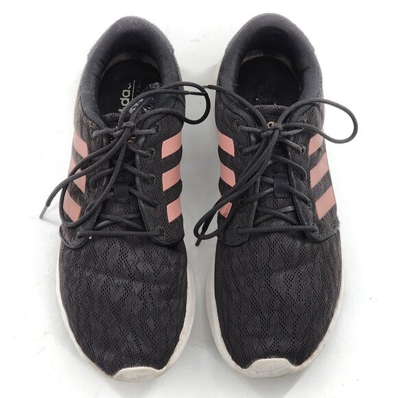 ADIDAS Cloudfoam QT Racer Black Lace Mesh - Picture 3 of 10